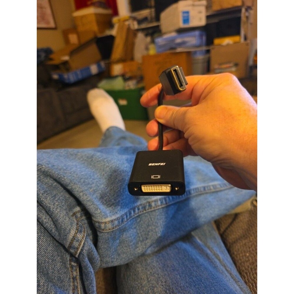 Benfei Display Port to DVI Female Adapter